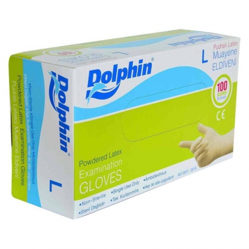 Dolphin Pudralı Muayene Eldiveni